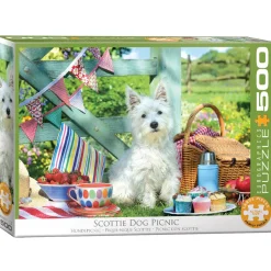 Puzzle 500 pièces Larges : Pique-nique Scottie - Eurographics