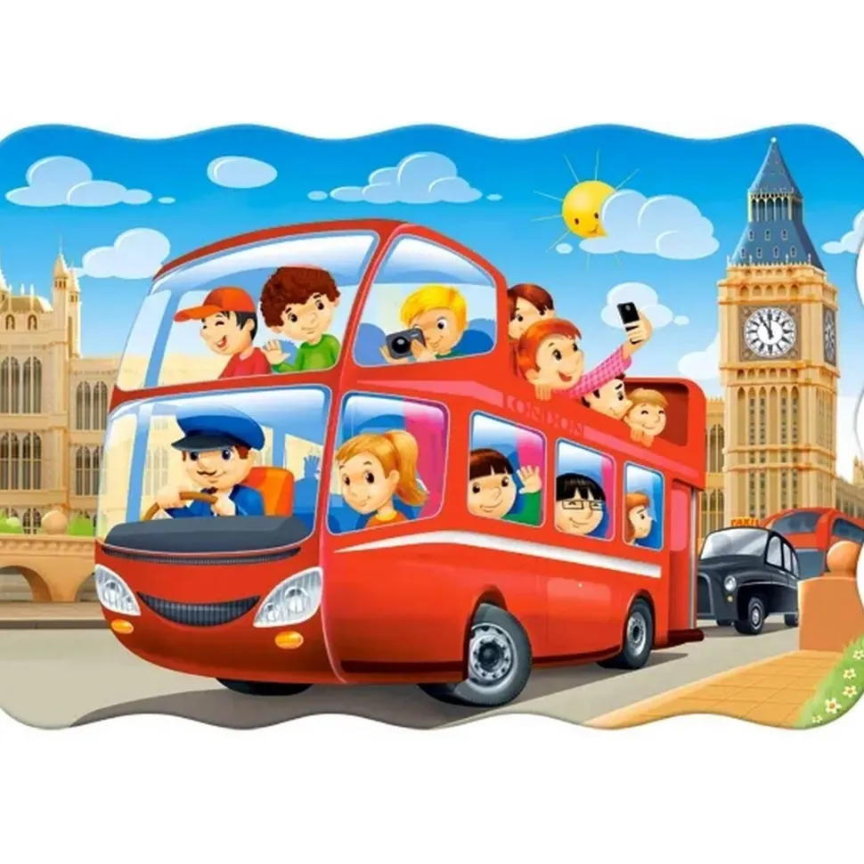 Puzzle 20 pièces maxi : London bus - Castorland