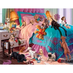 Puzzle 1000 pièces: Méchants chiots, Steve Read - Anatolian