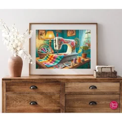 Puzzle 1000 pièces : Mon coin couture - CherryPazzi