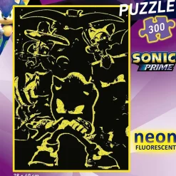 Puzzle 300 pièces Néon : Sonic - Educa
