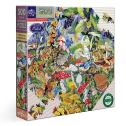 Puzzle 500 pièces Octogonal : Champignons Toxiques - Eeboo