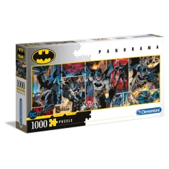 Puzzle 1000 pièces panorama : Batman - Clementoni