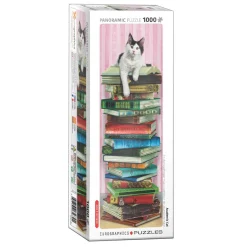 Puzzle 1000 pièces panoramique : Le chat académique - Eurographics