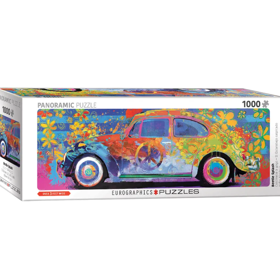 Puzzle 1000 pièces panoramique : Coccinelle à gogo - Eurographics