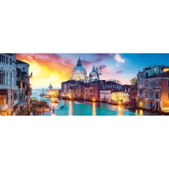 Puzzle 1000 pièces panoramique : Grand Canal, Venise - Trefl