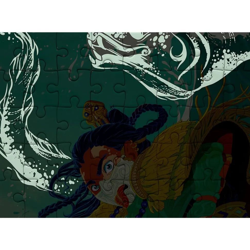 Puzzle 1000 pièces Phosphorescent : Spririt de mer - Iello