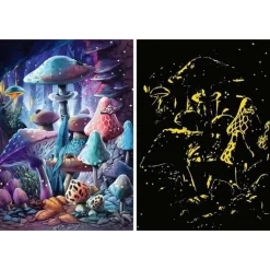 Puzzle 500 pièces phosphorescent : Champignons - Ravensburger