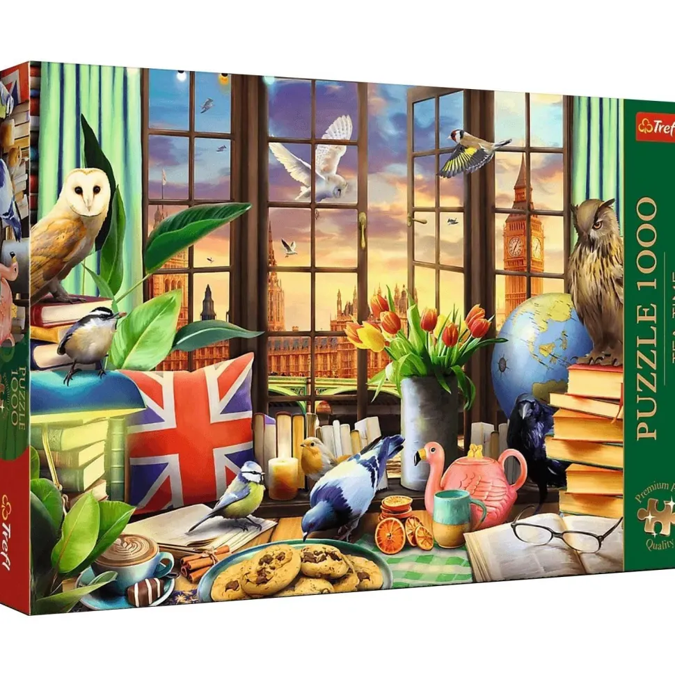 Puzzle 1000 pièces Premium Plus : Tout ce qui est britannique - Trefl