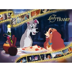Puzzle 1000 pièces Premium Plus : Belle et le Clochard - Disney - Trefl