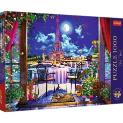Puzzle 1000 pièces Premium Plus : Paris au Clair de lune - Trefl