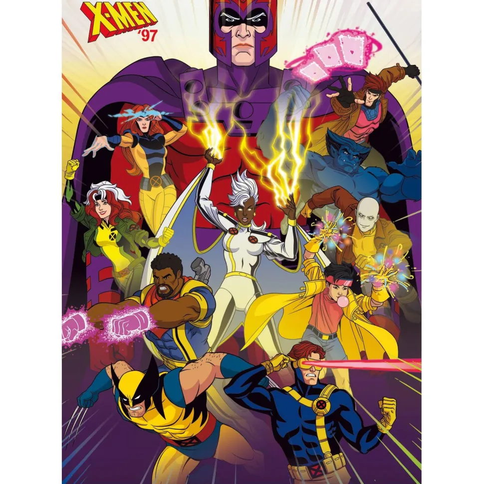 Puzzle 1000 pièces Premium Plus : X-man 97 / Marvel X-Men '97 - Trefl