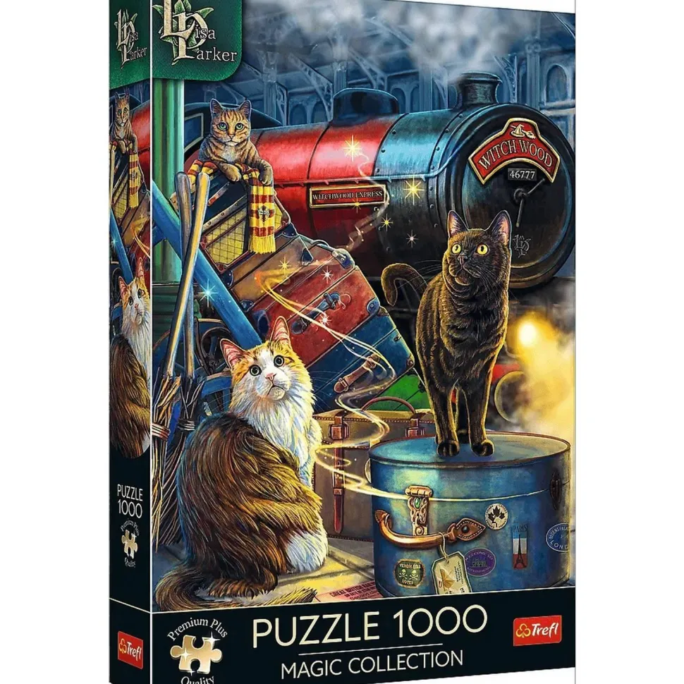 Puzzle 1000 pièces Premium Plus : Witchwood Express - Magic Collection - Trefl