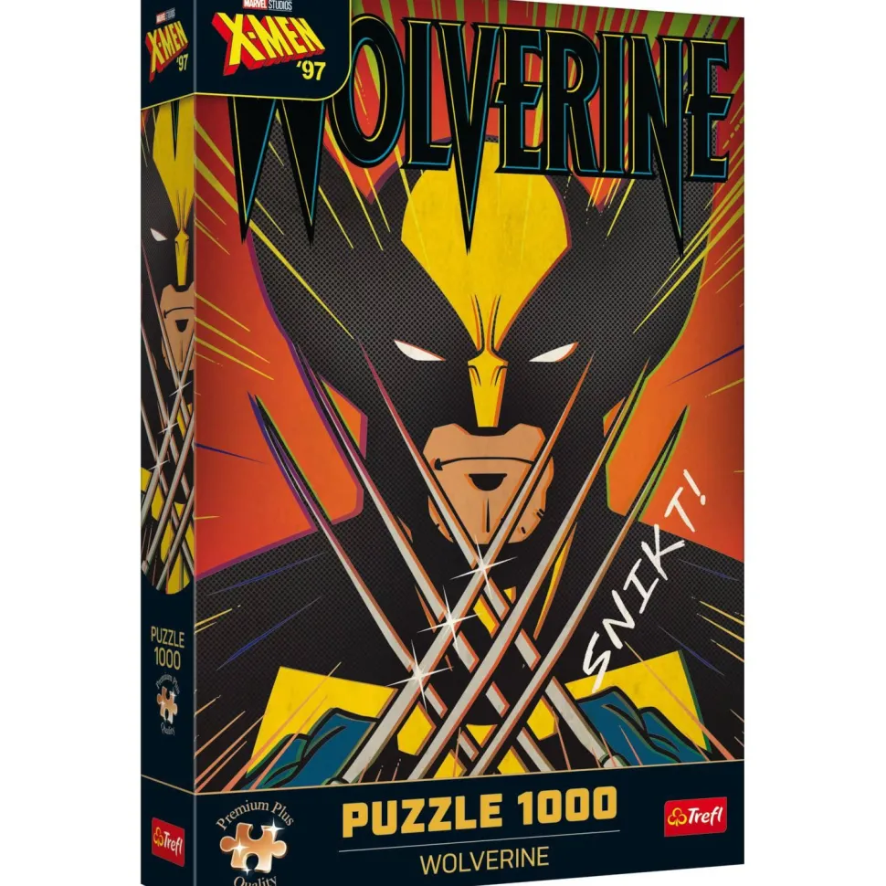 Puzzle 1000 pièces Premium Plus : Wolverine / Marvel X-Men '97 - Trefl