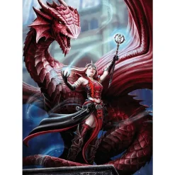 Puzzle 1000 pièces Premium Plus : Scarlet Mage- Fantasy Collection - Trefl