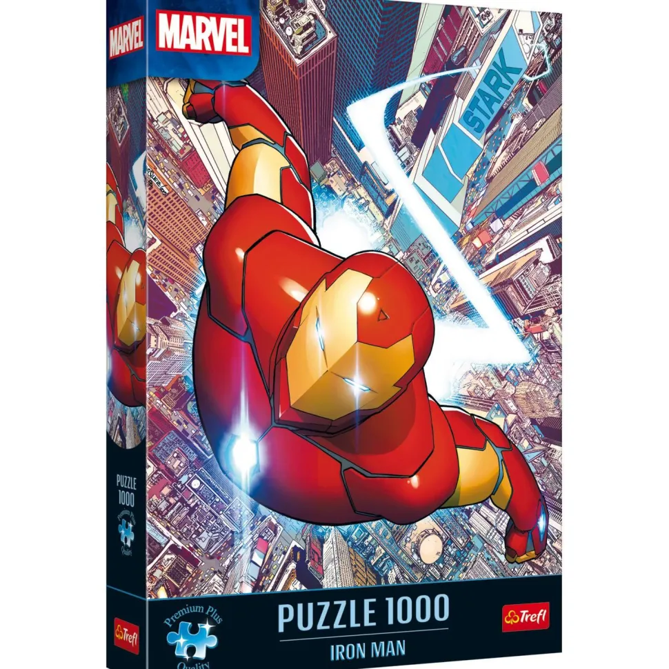 Puzzle 1000 pièces Premium Plus : Iron Man / Marvel Heroes - Trefl