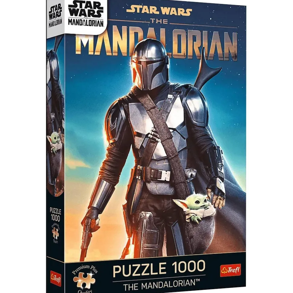 Puzzle 1000 pièces Premium Plus : Star Wars - Mandalorian - Trefl