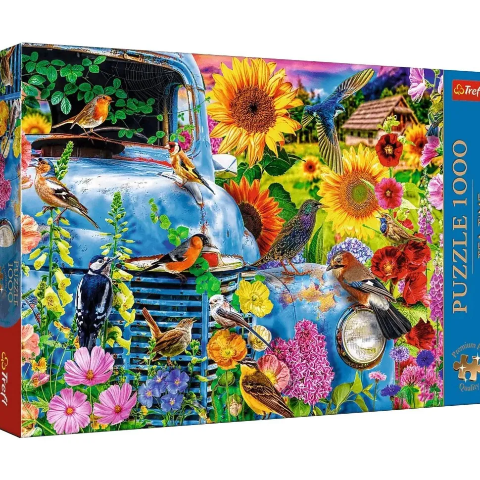 Puzzle 1000 pièces Premium Plus : Vie à la campagne, oiseaux chanteurs - Trefl