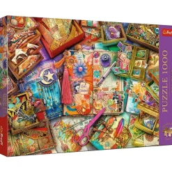 Puzzle 1000 pièces Premium Plus : Le bureau du journaliste - Trefl