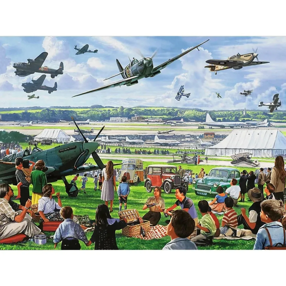 Puzzle 1000 pièces Premium Plus : Spectacle aérien - Trefl