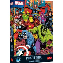 Puzzle 1000 pièces Premium Plus : Marvel Heroes / Marvel Heroes - Trefl
