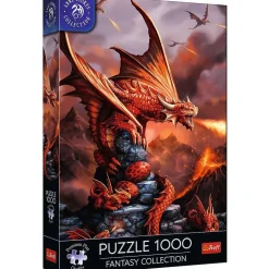 Puzzle 1000 pièces Premium Plus : Dragon de Feu - Fantasy Collection - Trefl