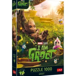 Puzzle 1000 pièces Premium Plus : Groot / Marvel Les Gardiens de la Galaxie - Trefl