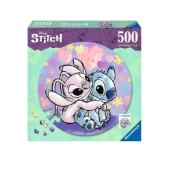 Puzzle 500 pièces rond : Stitch - Ravensburger