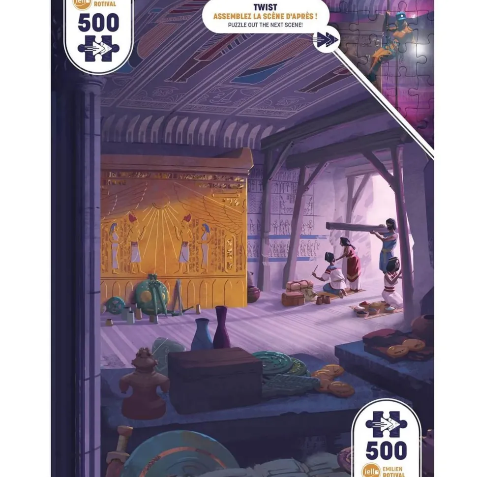 Puzzle 500 pièces TWIST : Tombeau Antique - Iello