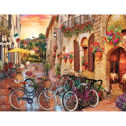 Puzzle 1000 pièces: Vélos en Toscane, David Maclean - Anatolian