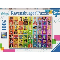 Puzzle 100 pièces XXL : La palette de couleurs Disney - Ravensburger
