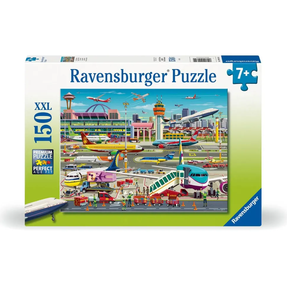 Puzzle 150 pièces XXL : À l'aéroport - Ravensburger