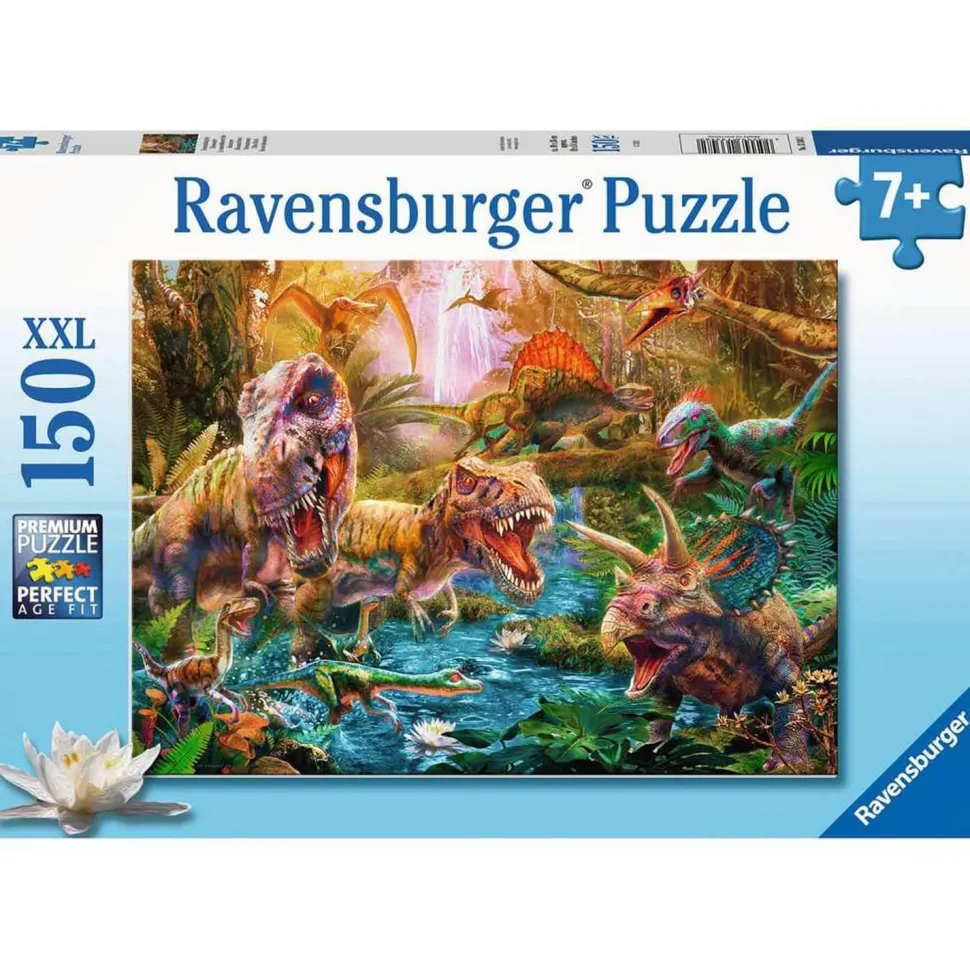 Puzzle 150 pièces XXL : Le rassemblement des dinosaures - Ravensburger