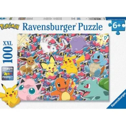 Puzzle 100 pièces XXL : Pokémon : Prêt pour la bataille ! - Ravensburger