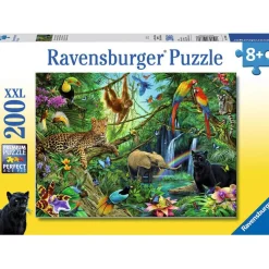 Puzzle 200 pièces XXL : Animaux de la jungle - Ravensburger