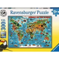 Puzzle 300 pièces XXL - Animaux autour du monde - Ravensburger