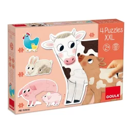 Puzzle 14 pièces XXL : Animaux - Goula