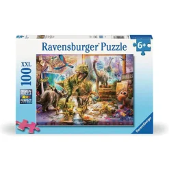 Puzzle 100 pièces XXL : Dinosaures dans la chambre - Ravensburger