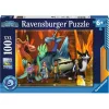 Puzzle 100 pièces XXL : Dragons : les neuf royaumes : Dresseurs de dragon - Ravensburger