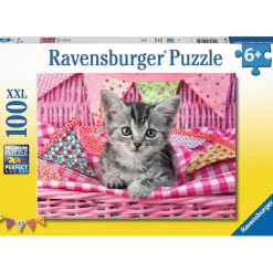Puzzle 100 pièces XXL : Joli chaton - Ravensburger