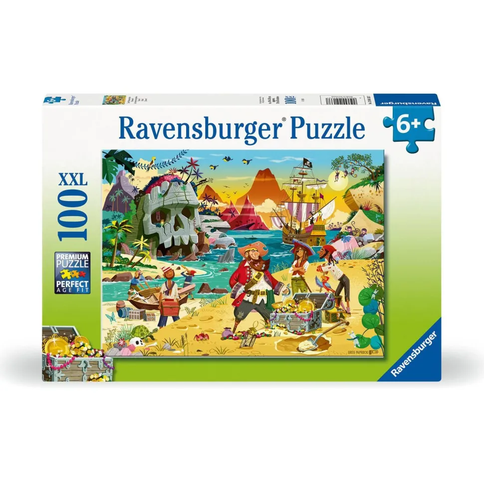 Puzzle 100 pièces XXL : Le trésor des pirates - Ravensburger