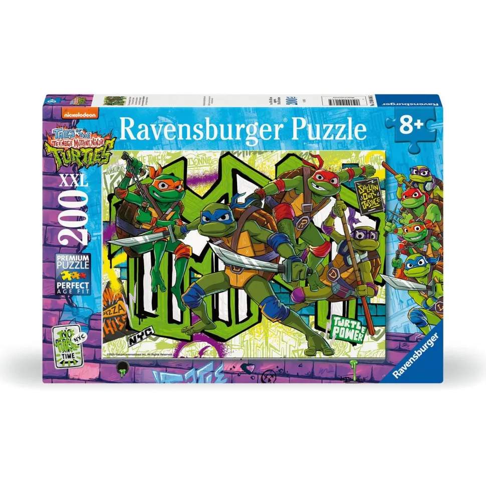 Puzzle 200 pièces XXL : Les tortues invincibles ! - Ravensburger