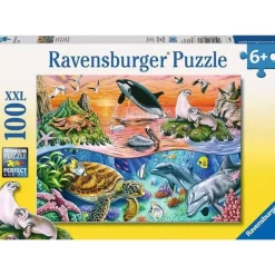 Puzzle 100 pièces XXL - L'océan coloré - Ravensburger