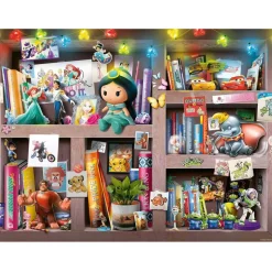 Puzzle 100 pièces XXL : L'étagère du collectionneur Disney - Ravensburger