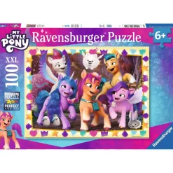 Puzzle 100 pièces XXL : My Little Pony : Aventures entre poneys ! - Ravensburger