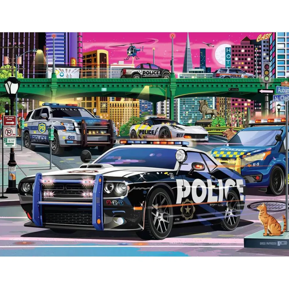Puzzle 150 pièces XXL : Patrouille de police - Ravensburger