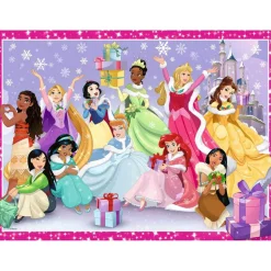 Puzzle 200 pièces XXL : Princesses Disney : Un Noël magique - Ravensburger