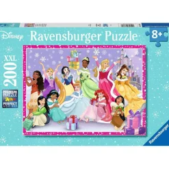 Puzzle 200 pièces XXL : Princesses Disney : Un Noël magique - Ravensburger