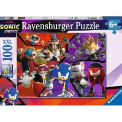 Puzzle 100 pièces XXL : Rien ne peut arrêter Sonic - Ravensburger