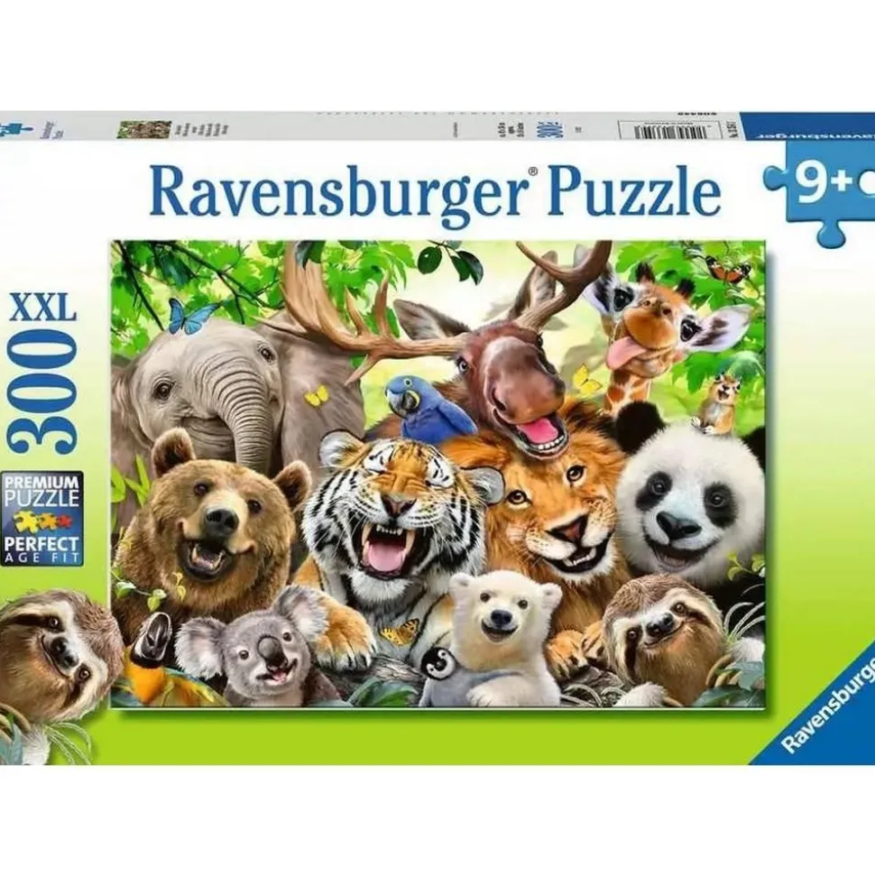Puzzle 300 pièces XXL Selfie des animaux sauvages - Ravensburger